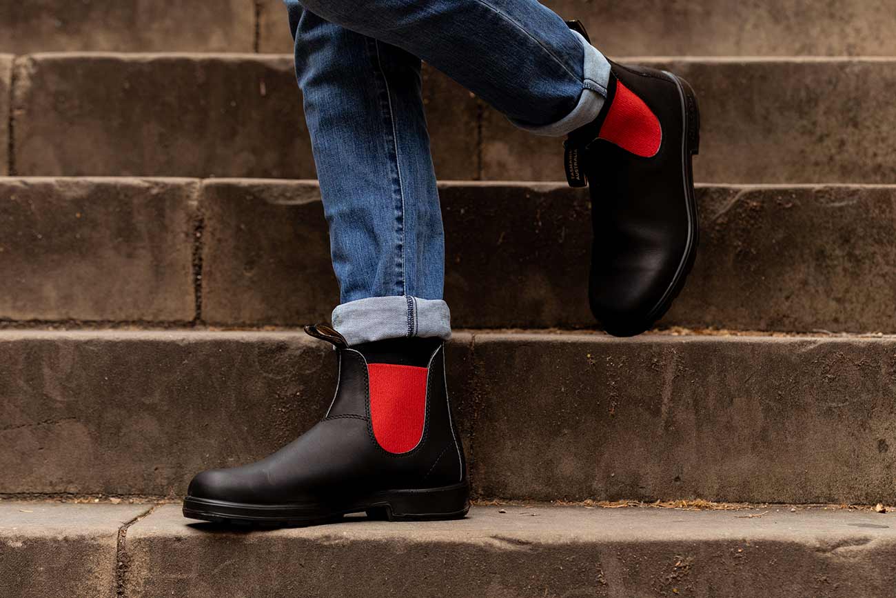 Blundstone #508 Black/Red - Image 3